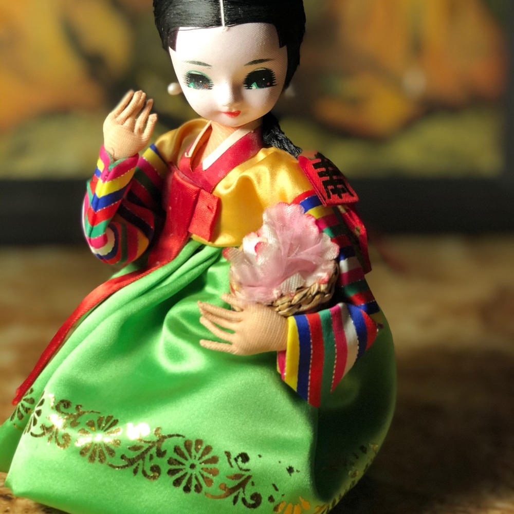 Vintage Asian doll